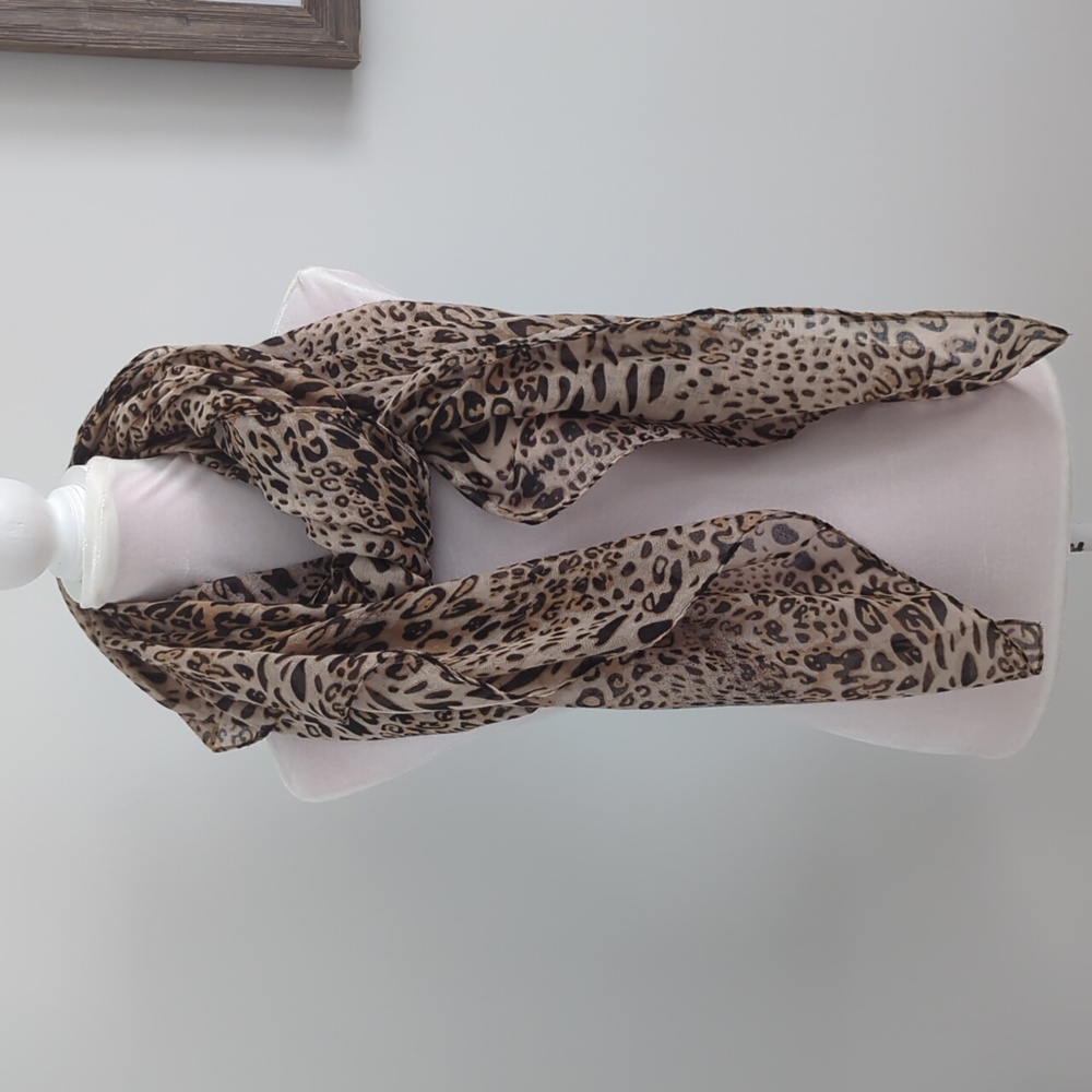 Into Africa Animal Print Oversized Scarf Sarong Wrap